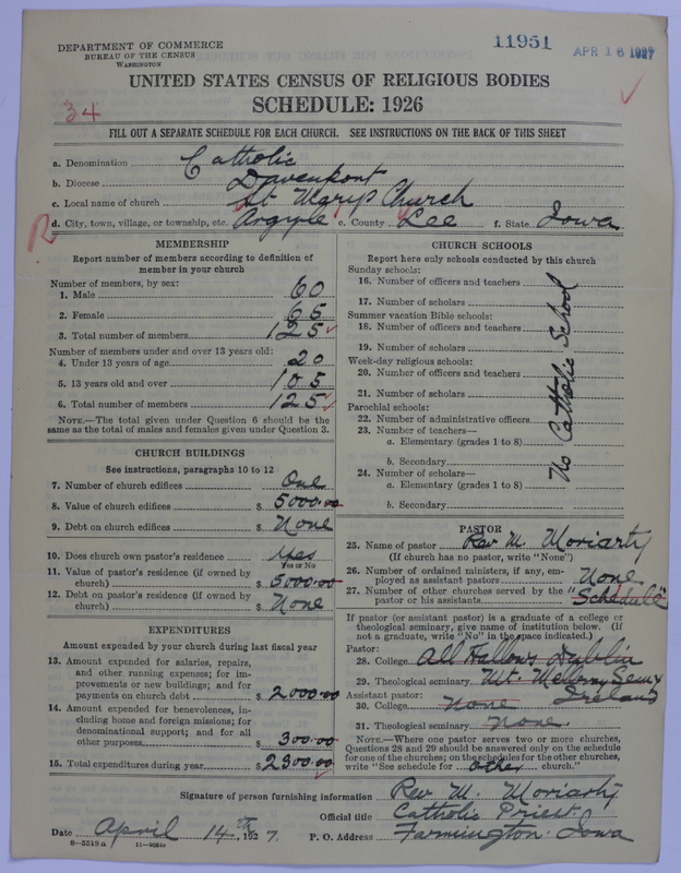 Scan of Roman Catholic Church: 11951