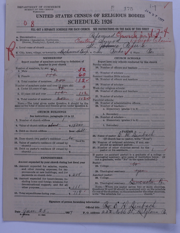 Scan of Reformed Church in the United States: 175