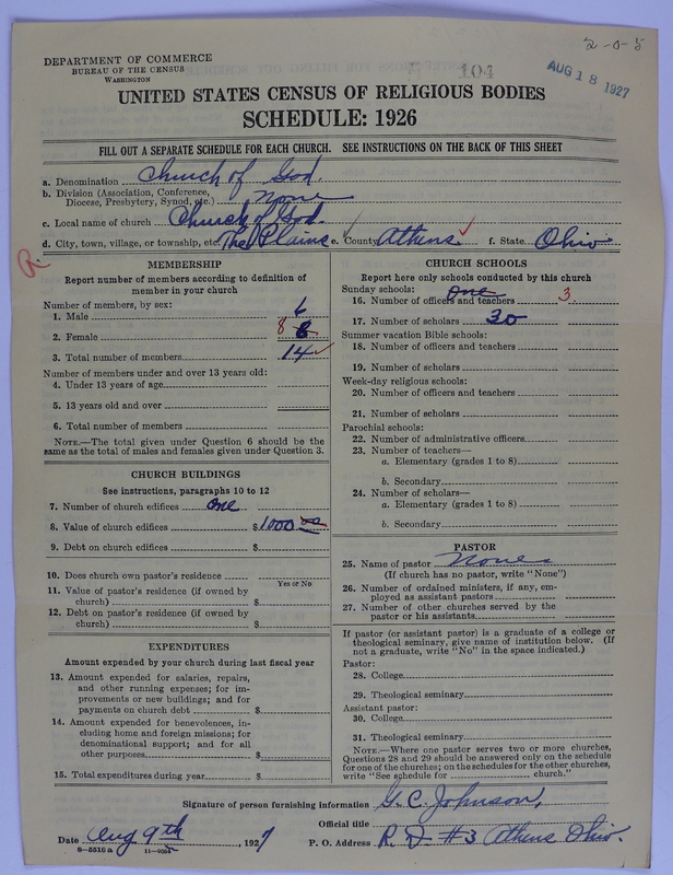 Scan of Church of God (Headquarters, Anderson, Ind.): 104