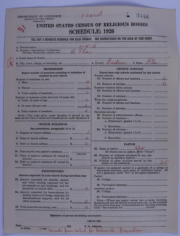 Scan of African Methodist Episcopal Church: 3444