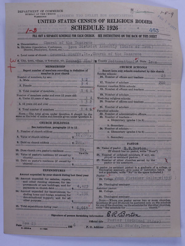 Scan of Church of the Nazarene: 463