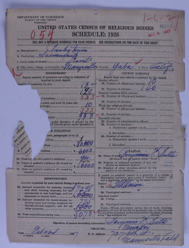 Scan of Presbyterian Church in the United States of America: 8915