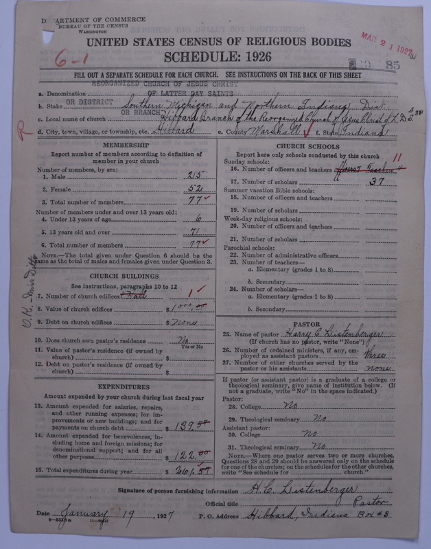 Scan of Reorganized Church of Jesus Christ of Latter Day Saints: 85