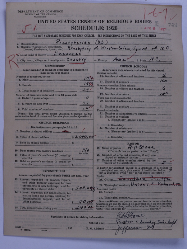 Scan of Presbyterian Church in the United States: 749