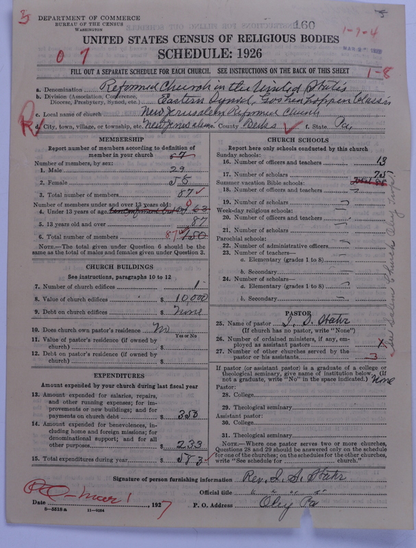 Scan of Reformed Church in the United States: 160