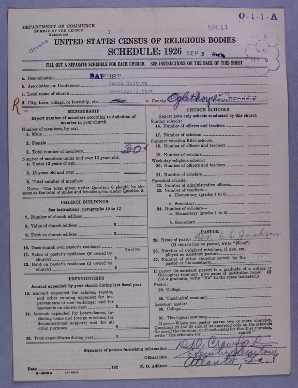 Scan of Negro Baptists: 9834