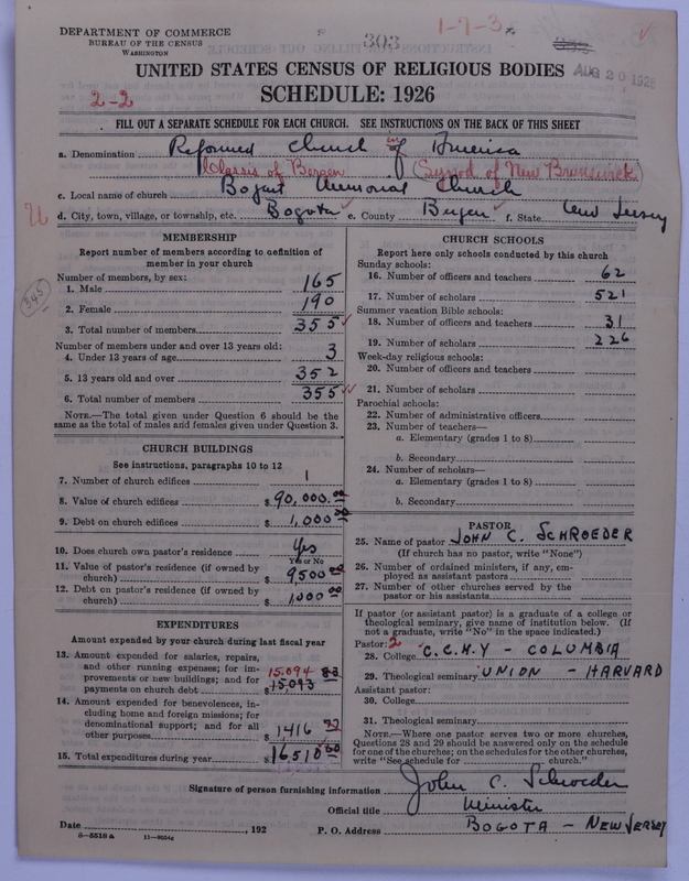 Scan of Reformed Church in America: 303