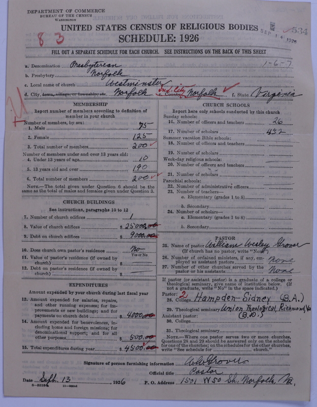 Scan of Presbyterian Church in the United States: 534