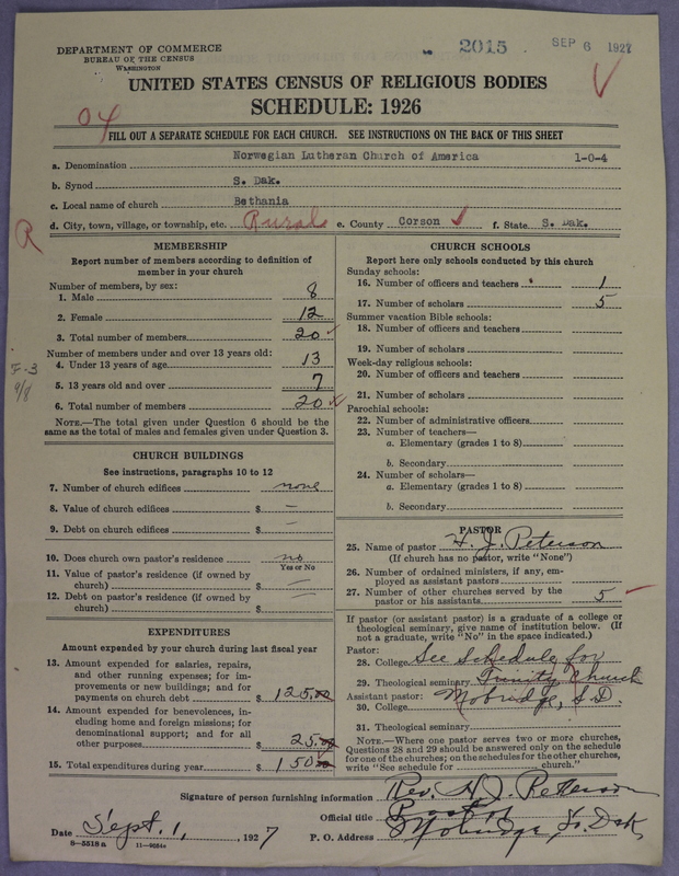 Scan of Norwegian Lutheran Church of America: 2015