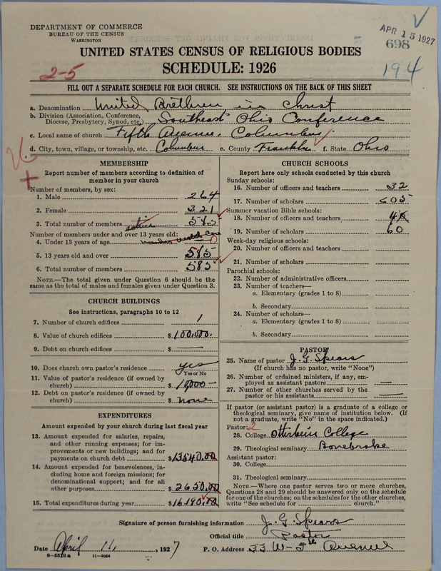 Scan of Church of the United Brethren in Christ: 698