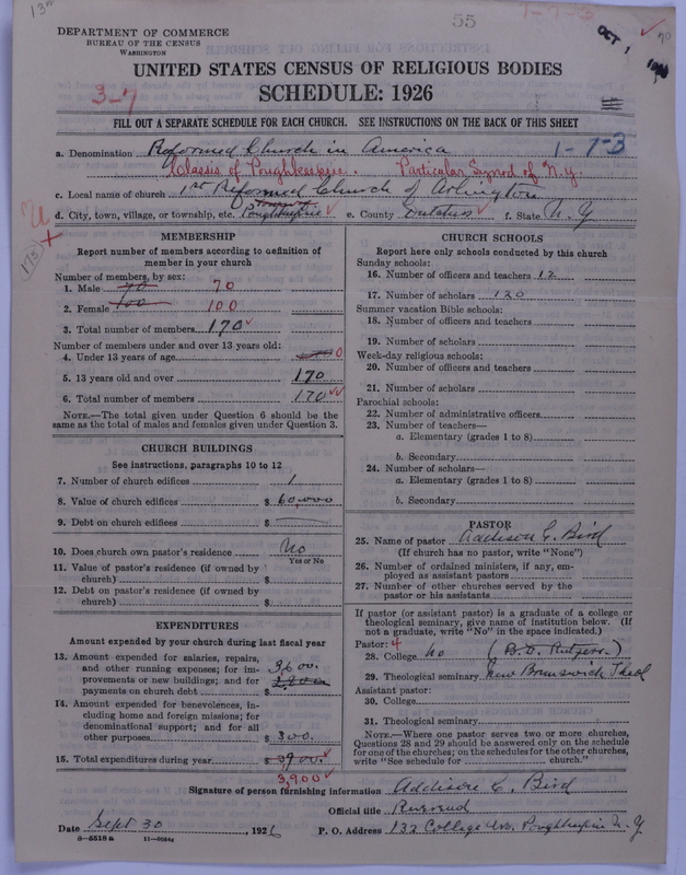 Scan of Reformed Church in America: 55