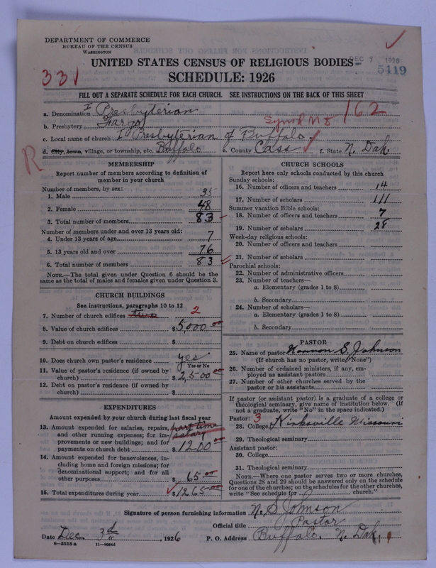 Scan of Presbyterian Church in the United States of America: 5419