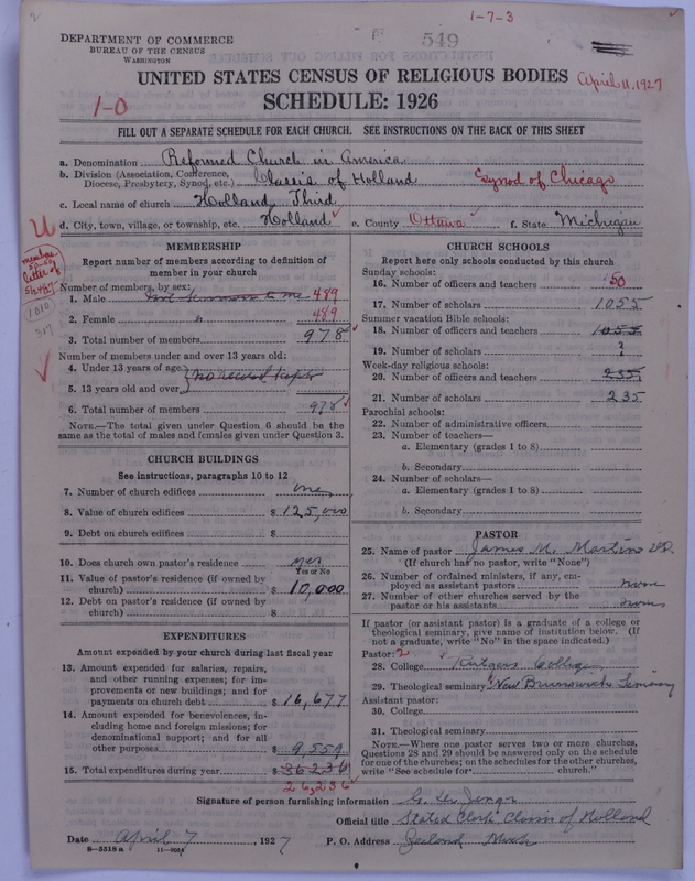 Scan of Reformed Church in America: 549