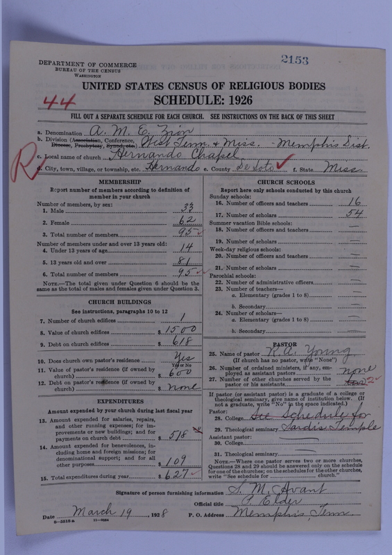 Scan of African Methodist Episcopal Zion Church: 2153