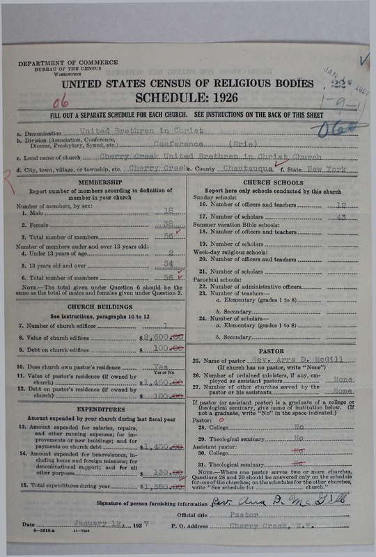 Scan of Church of the United Brethren in Christ: 22