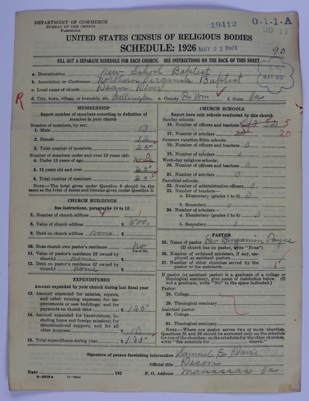 Scan of Negro Baptists: 19412