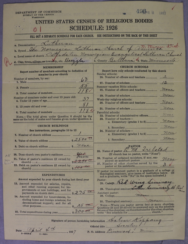 Scan of Norwegian Lutheran Church of America: 498