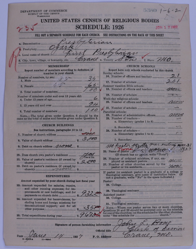 Scan of Presbyterian Church in the United States of America: 5380