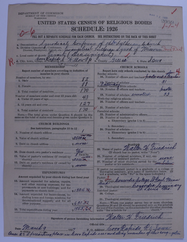 Scan of Evangelical Lutheran Synodical Conference of America: Evangelical Lutheran Synod of Missouri, Ohio, and Other States: 2059