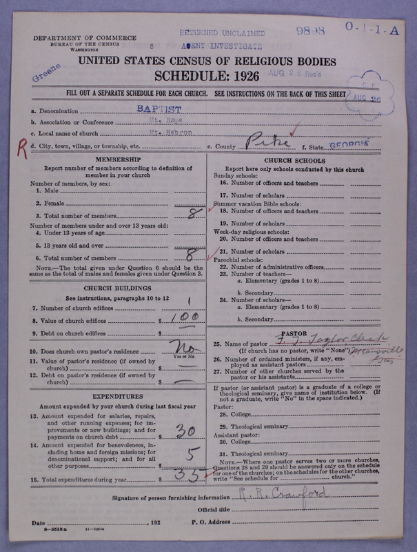 Scan of Negro Baptists: 9898