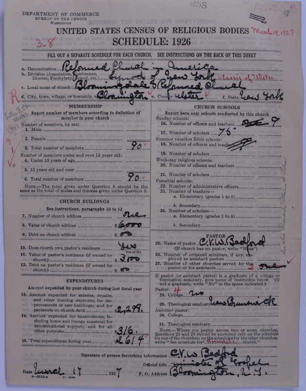 Scan of Reformed Church in America: 258