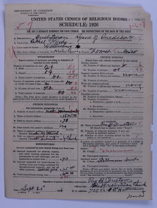Scan of Presbyterian Church in the United States: 2598