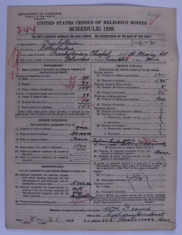 Scan of Presbyterian Church in the United States of America: 2657