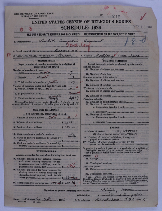Scan of Swedish Evangelical Mission Covenant of America: 246