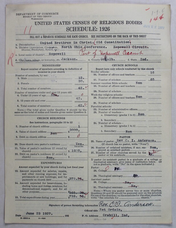 Scan of Church of the United Brethren in Christ (Old Constitution): 144