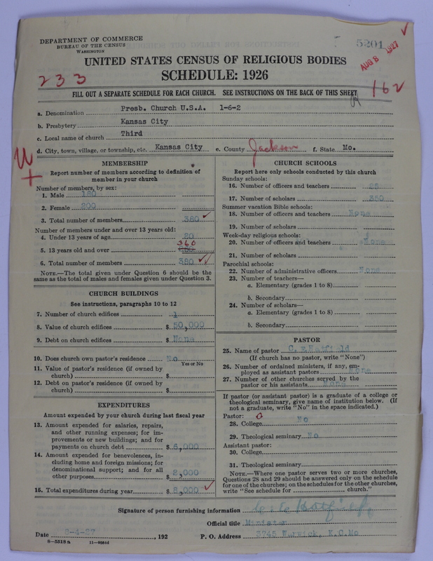 Scan of Presbyterian Church in the United States of America: 5201