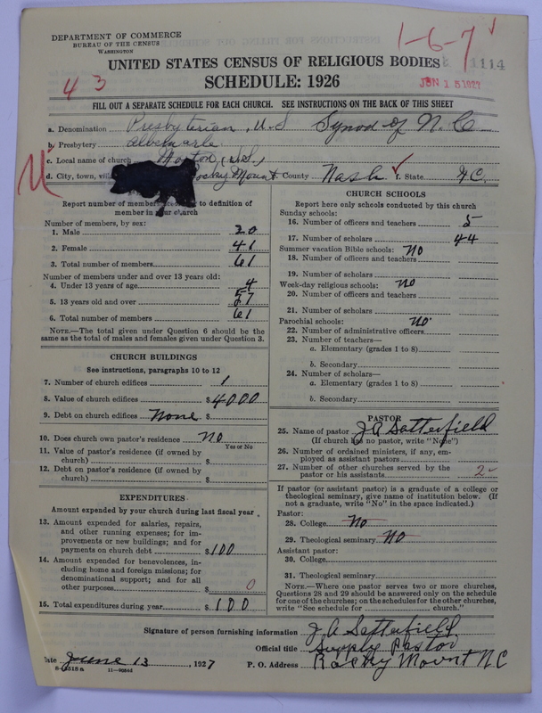 Scan of Presbyterian Church in the United States: 1114