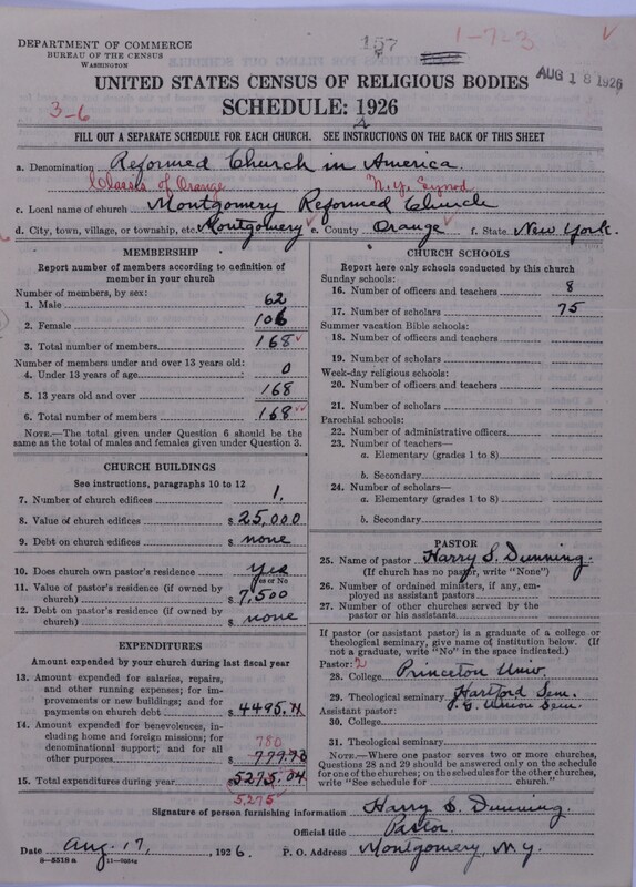 Scan of Reformed Church in America: 157
