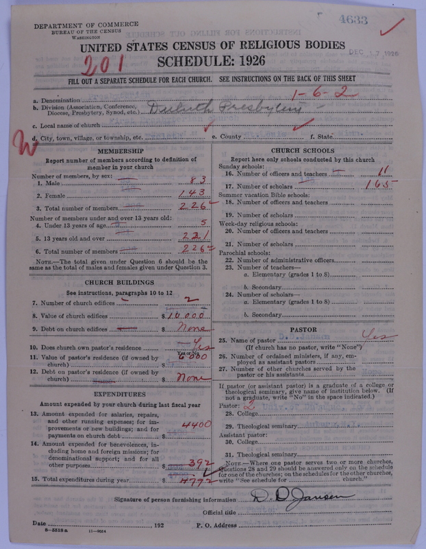 Scan of Presbyterian Church in the United States of America: 4633