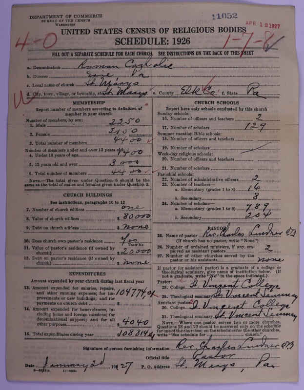 Scan of Roman Catholic Church: 11052
