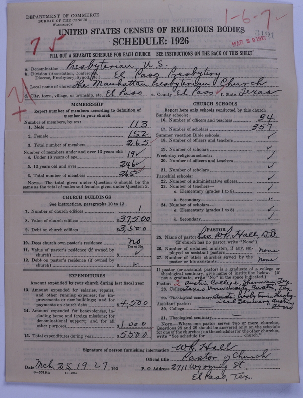 Scan of Presbyterian Church in the United States: 3191
