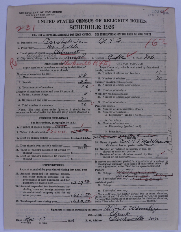 Scan of Presbyterian Church in the United States of America: 5302