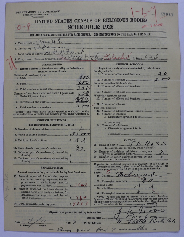 Scan of Presbyterian Church in the United States: 2905