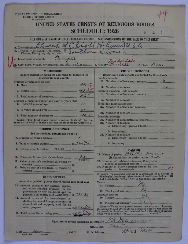 Scan of Church of Christ (Holiness) U.S.A.: 44