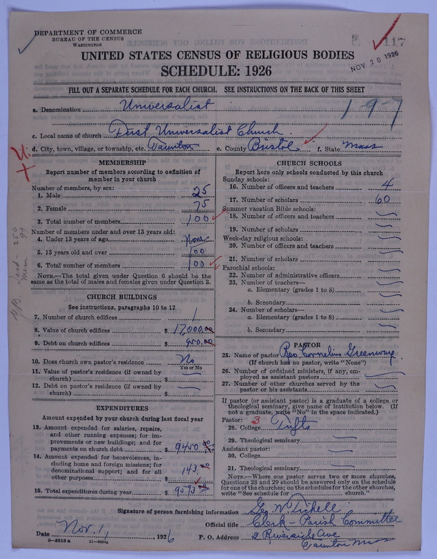 Scan of Universalist Church: 117