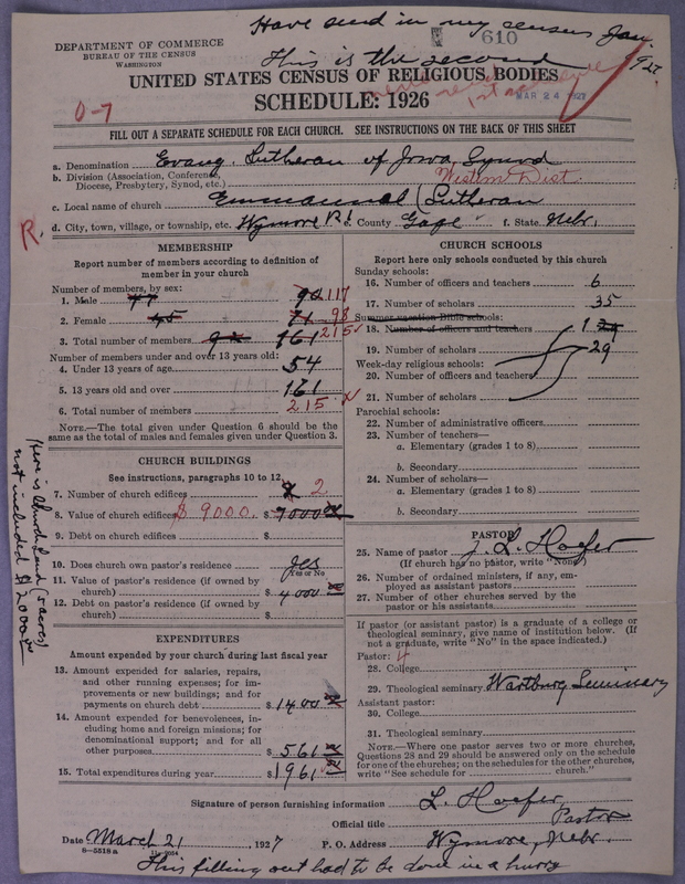 Scan of Evangelical Lutheran Synod of Iowa and Other States: 610