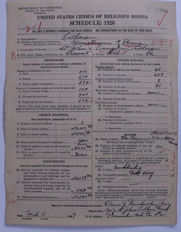 Scan of United Lutheran Church in America: 1598