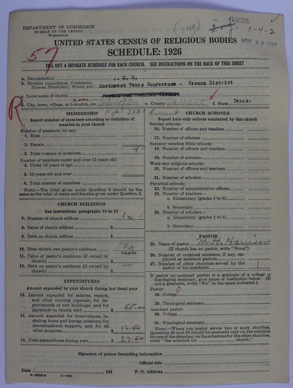 Scan of African Methodist Episcopal Church: 6522