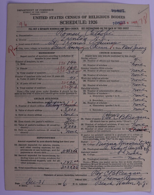 Scan of Roman Catholic Church: 10823