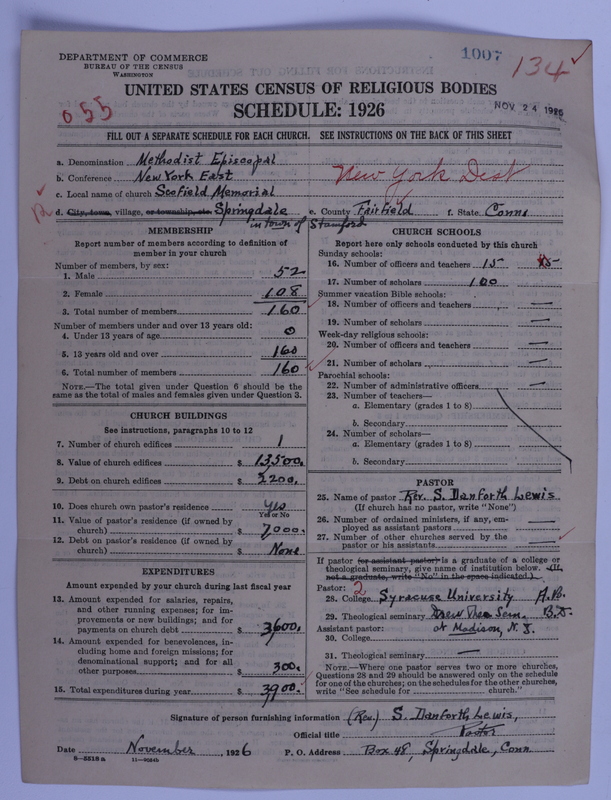 Scan of Methodist Episcopal Church: 1007