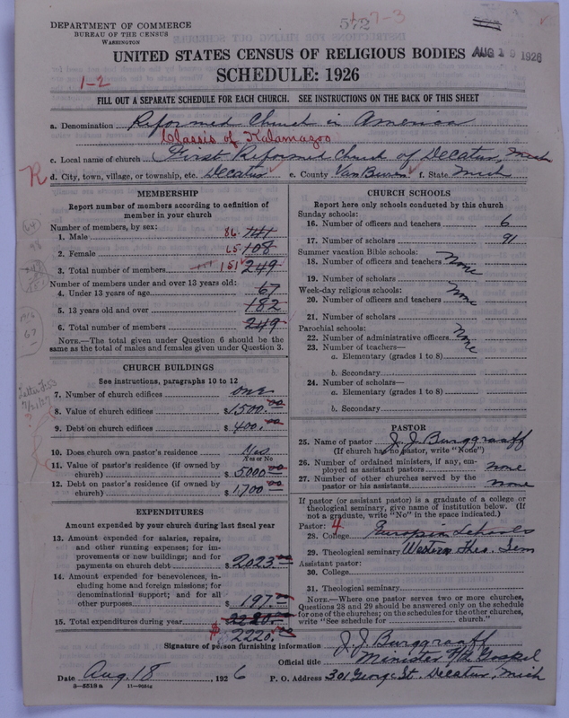 Scan of Reformed Church in America: 572