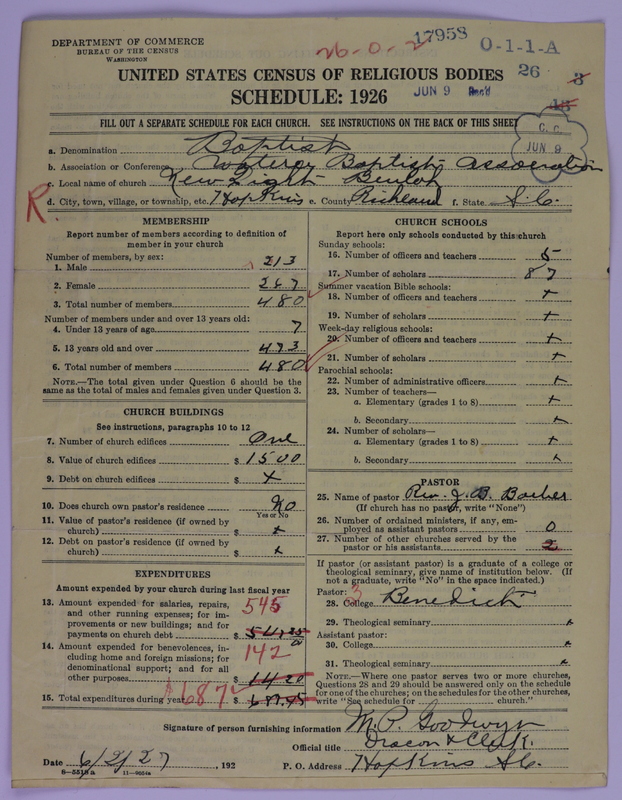 Scan of Negro Baptists: 17958