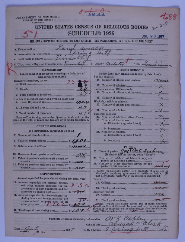 Scan of Landmark Baptist of America: 688
