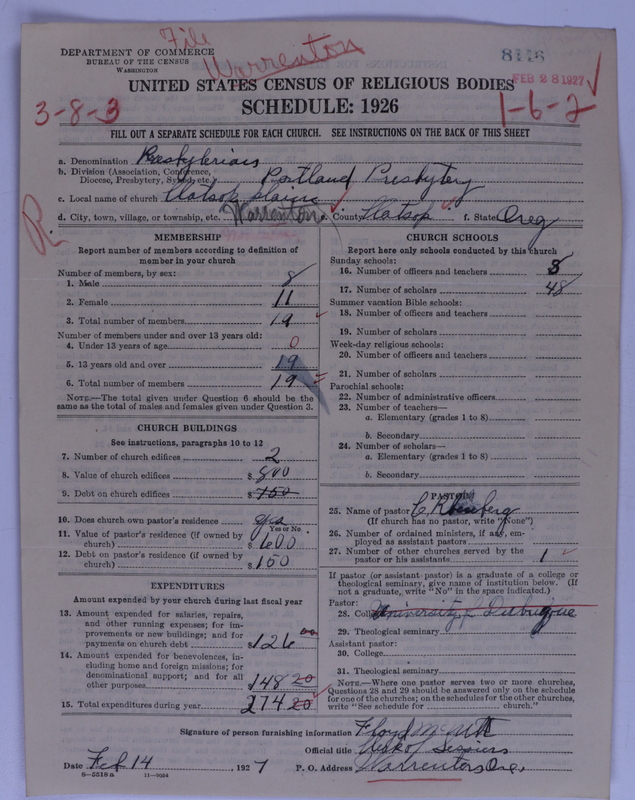 Scan of Presbyterian Church in the United States of America: 8446