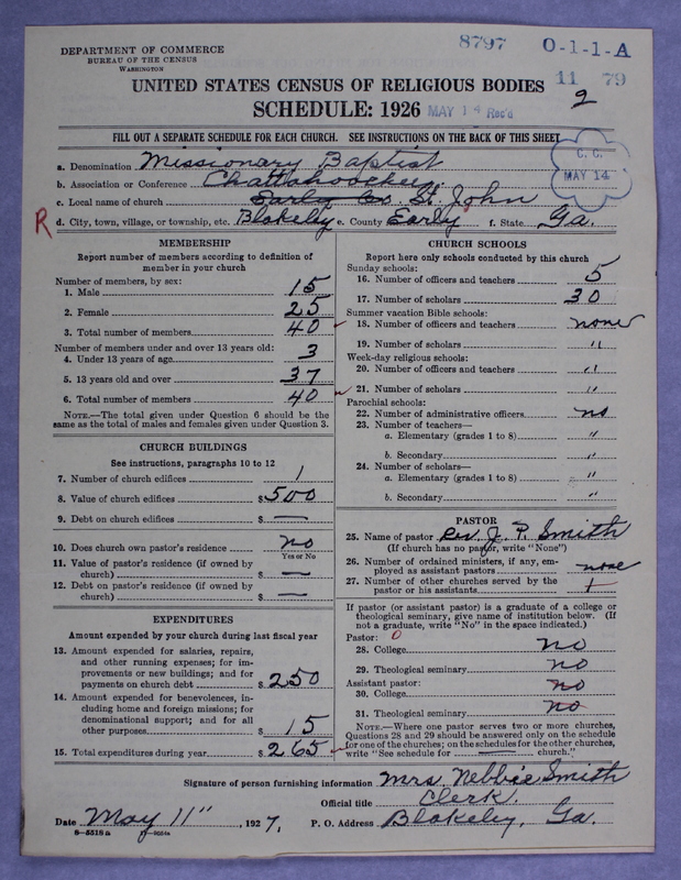 Scan of Negro Baptists: 8797