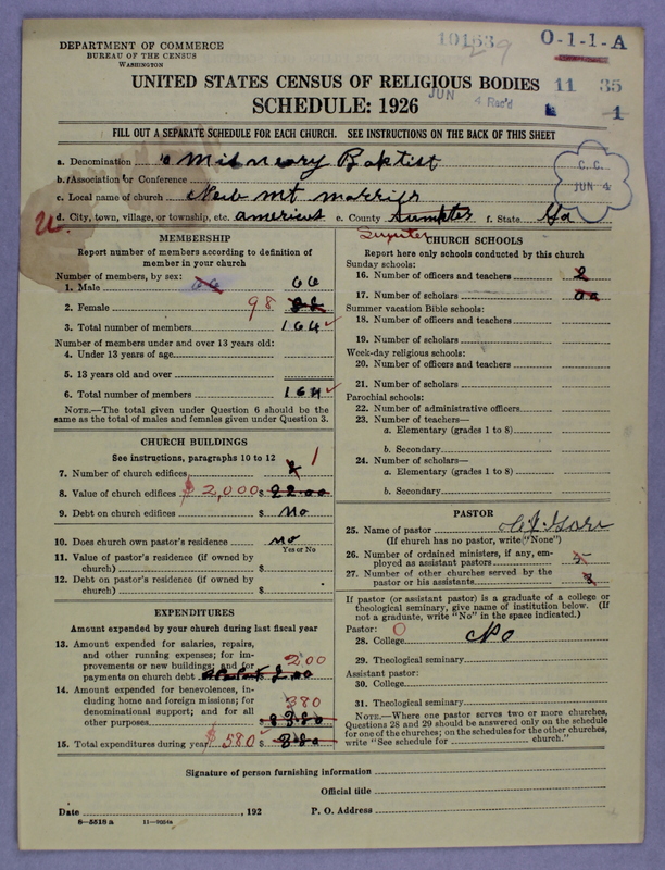 Scan of Negro Baptists: 10163